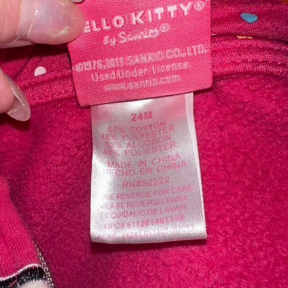 Hello Kitty 24M zip up sweatshirt - Picture 6 of 6